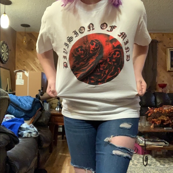 Underground hardcore band division of mind tee - Picture 2 of 8